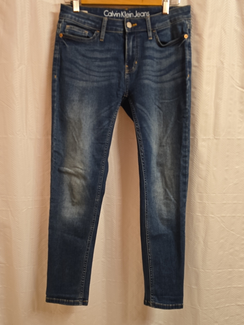 Calvin Klein Jeans Women's Size 6 Blue Ankle Skinny Denim Jean